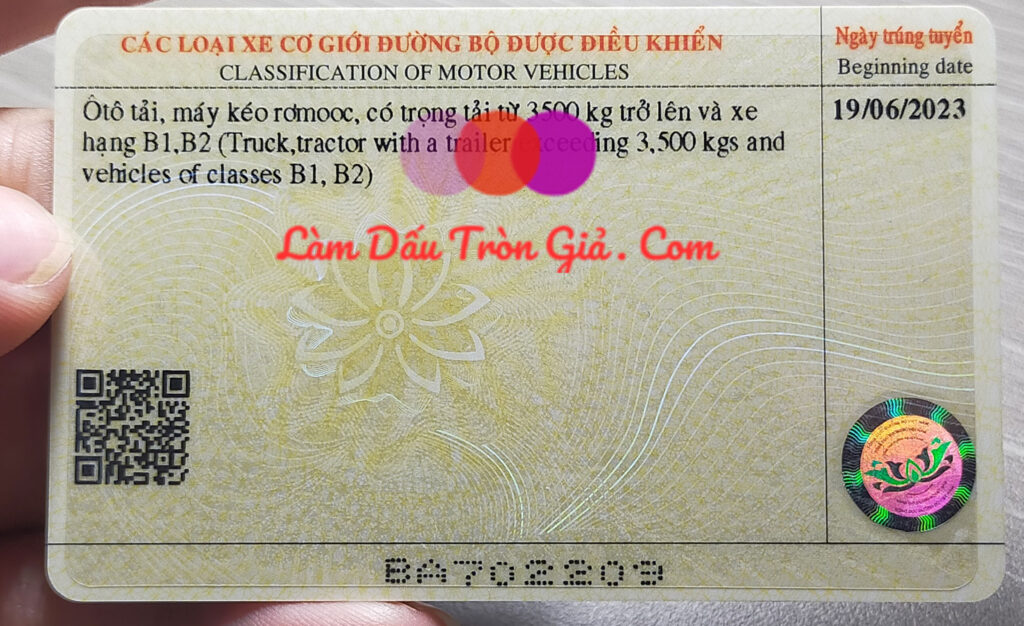 làm bằng lái xe máy